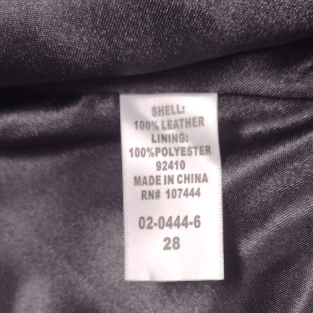 New Without Label Jessica London Black Leather Asymmetric Jacket - Picture 11 of 16